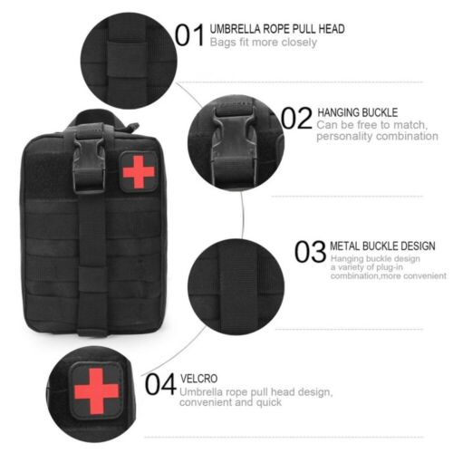 Medical Pouch for First Aid and Trauma with Rip Away MOLLE System