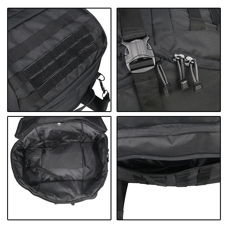 Waterproof Military Duffel Backpack - 3-in-1 Travel Gym Bag