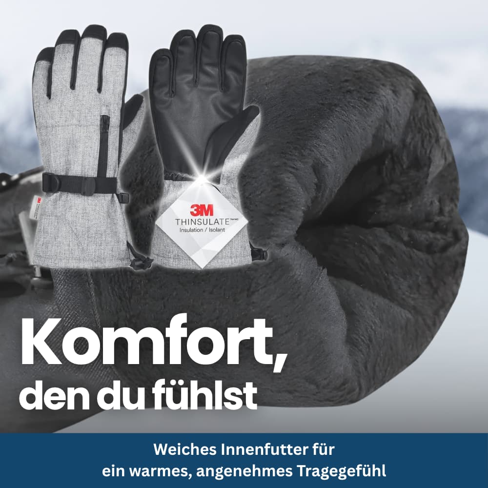 Waterproof Outdoor Gloves for Winter Warmth