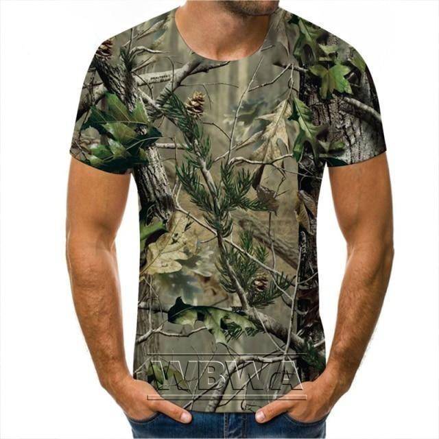 Outdoor Adventure Camouflage T-Shirt for Hunting Activities