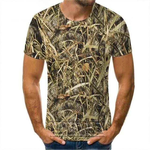 Outdoor Adventure Camouflage T-Shirt for Hunting Activities
