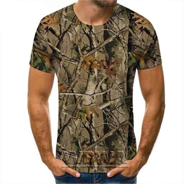 Outdoor Adventure Camouflage T-Shirt for Hunting Activities
