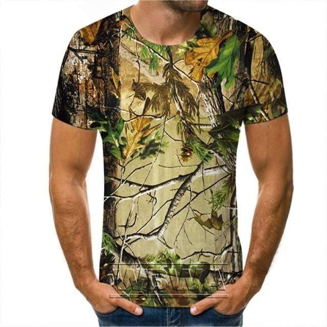 Outdoor Adventure Camouflage T-Shirt for Hunting Activities