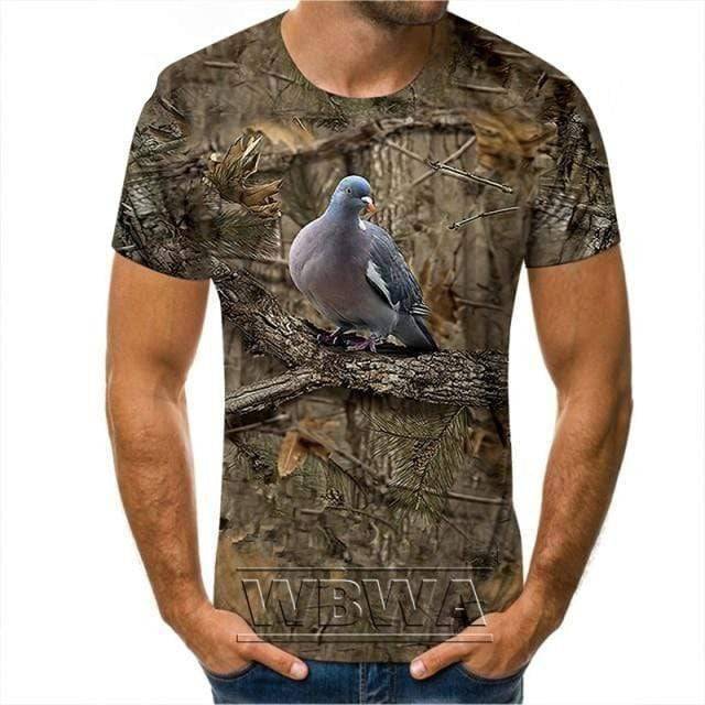 Outdoor Adventure Camouflage T-Shirt for Hunting Activities