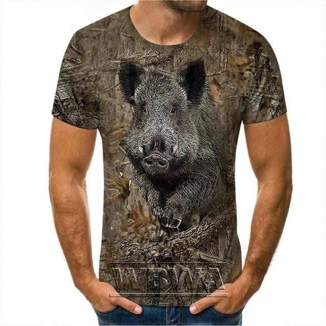 Outdoor Adventure Camouflage T-Shirt for Hunting Activities