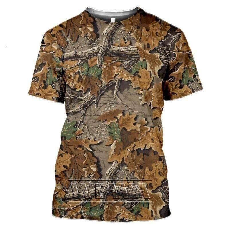 Outdoor Adventure Camouflage T-Shirt for Hunting Activities