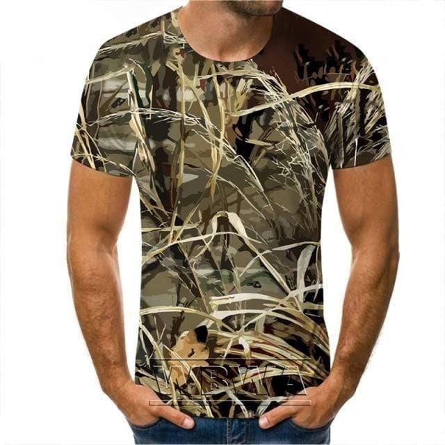 Outdoor Adventure Camouflage T-Shirt for Hunting Activities