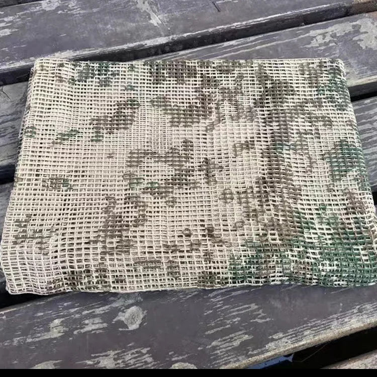 Tactical Mesh Scarf in Camouflage for Outdoor Use