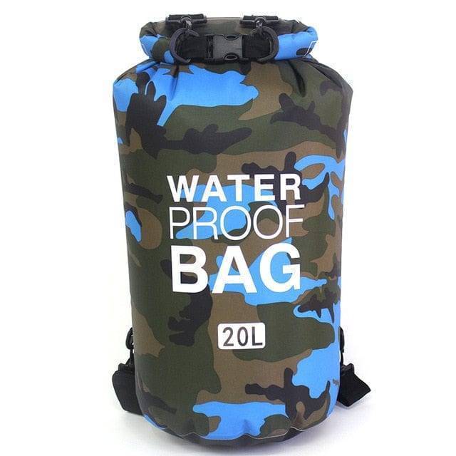 Waterproof Dry Bag Backpack in Camouflage PVC