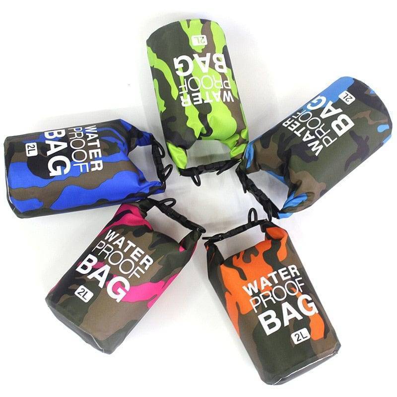 Waterproof Dry Bag Backpack in Camouflage PVC