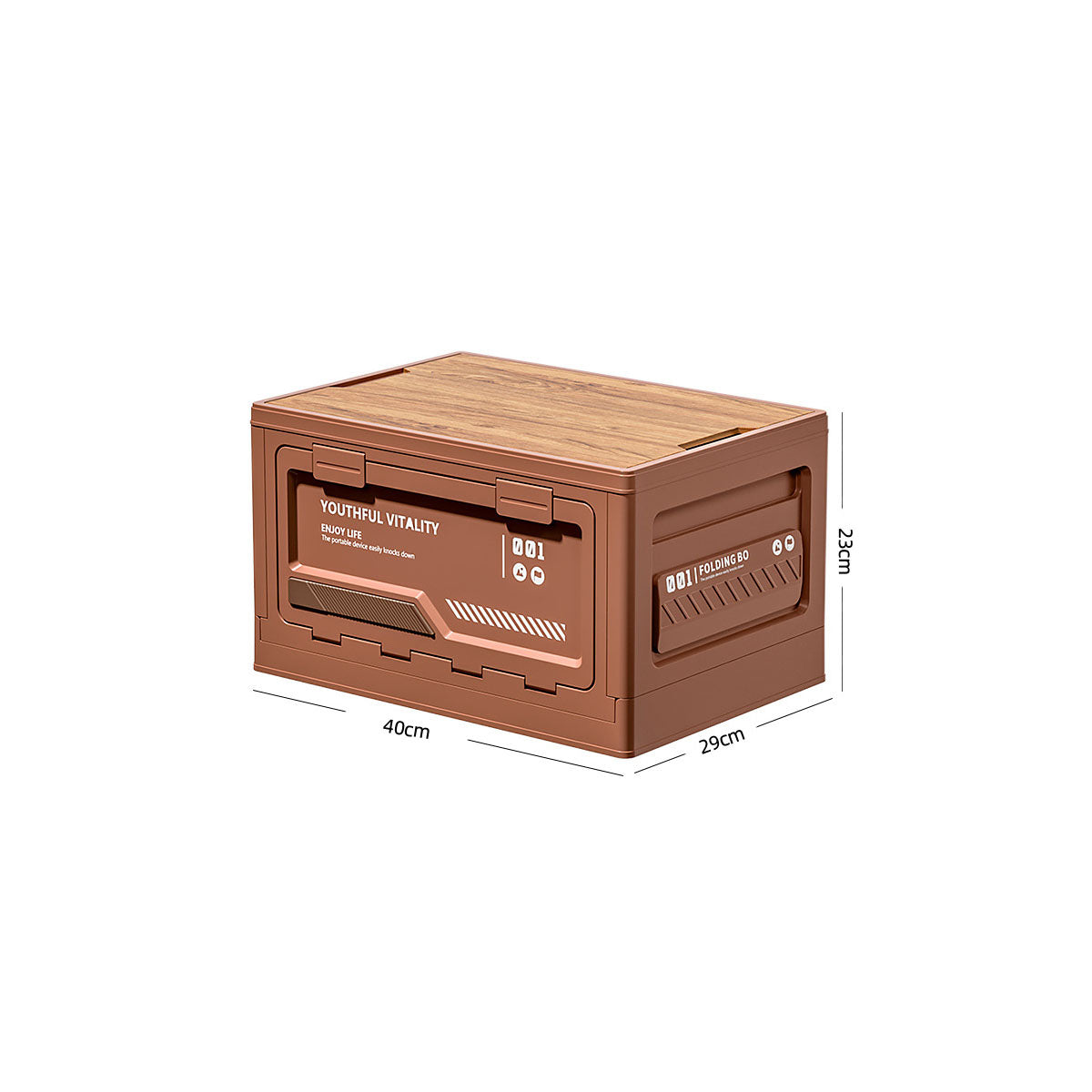 Portable Storage Container for Camping with Foldable Table