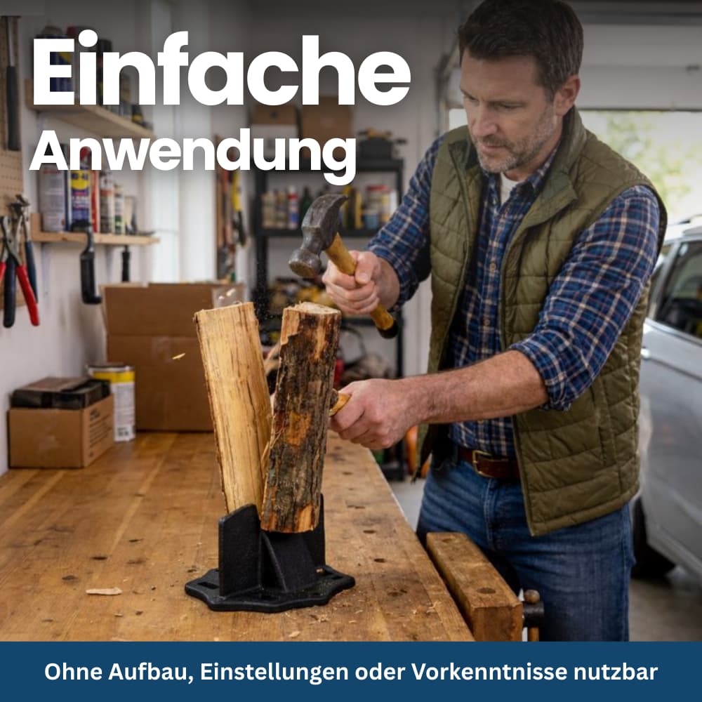 Portable Log Splitter for Kindling – Compact Design