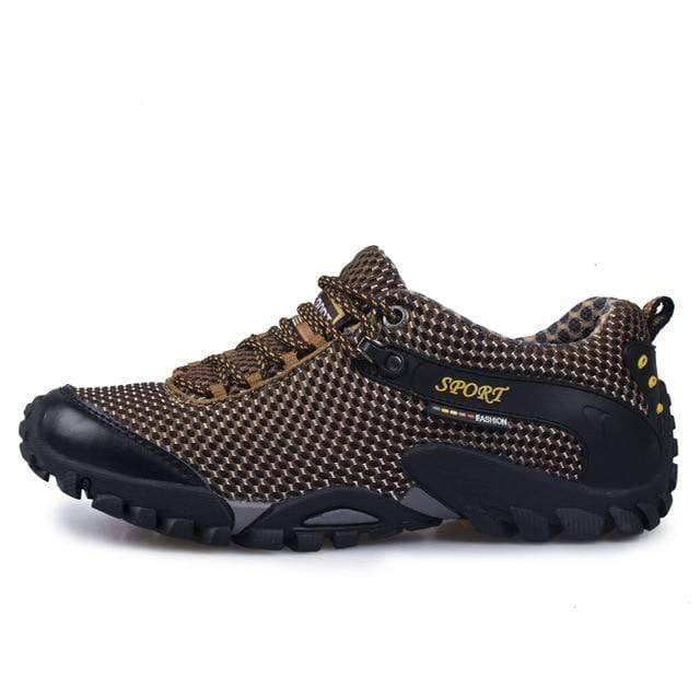 Breathable Climbing and Hiking Footwear Made from Cow Leather
