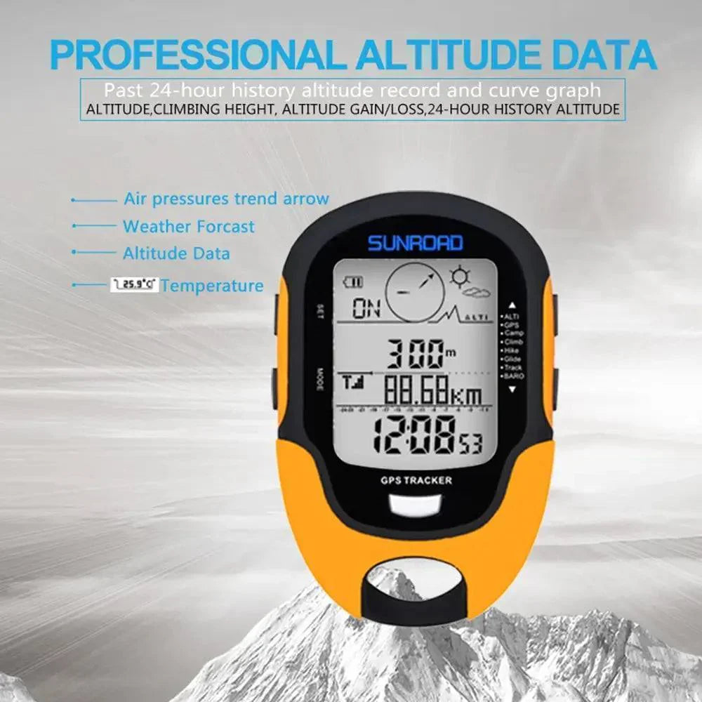 GPS Digital Altimeter with Barometer and Compass Features