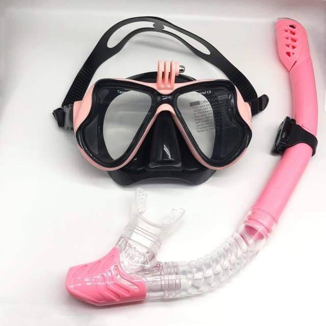 Snorkeling Set with Camera Mount and Diving Mask