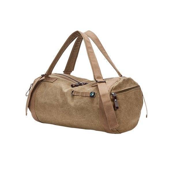 Sturdy Canvas Shoulder Bag with Bucket Design