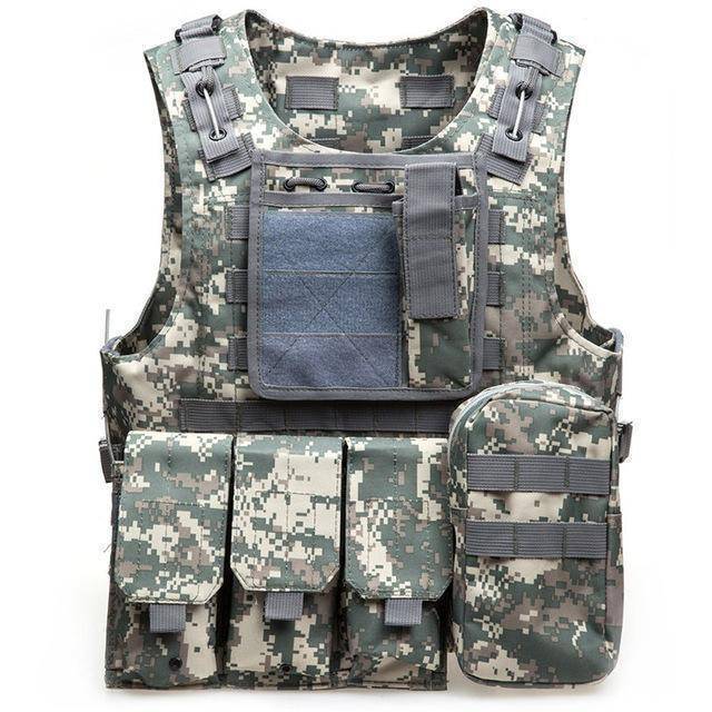 Tactical Vest with Modular Plate Carrier - Durable Design
