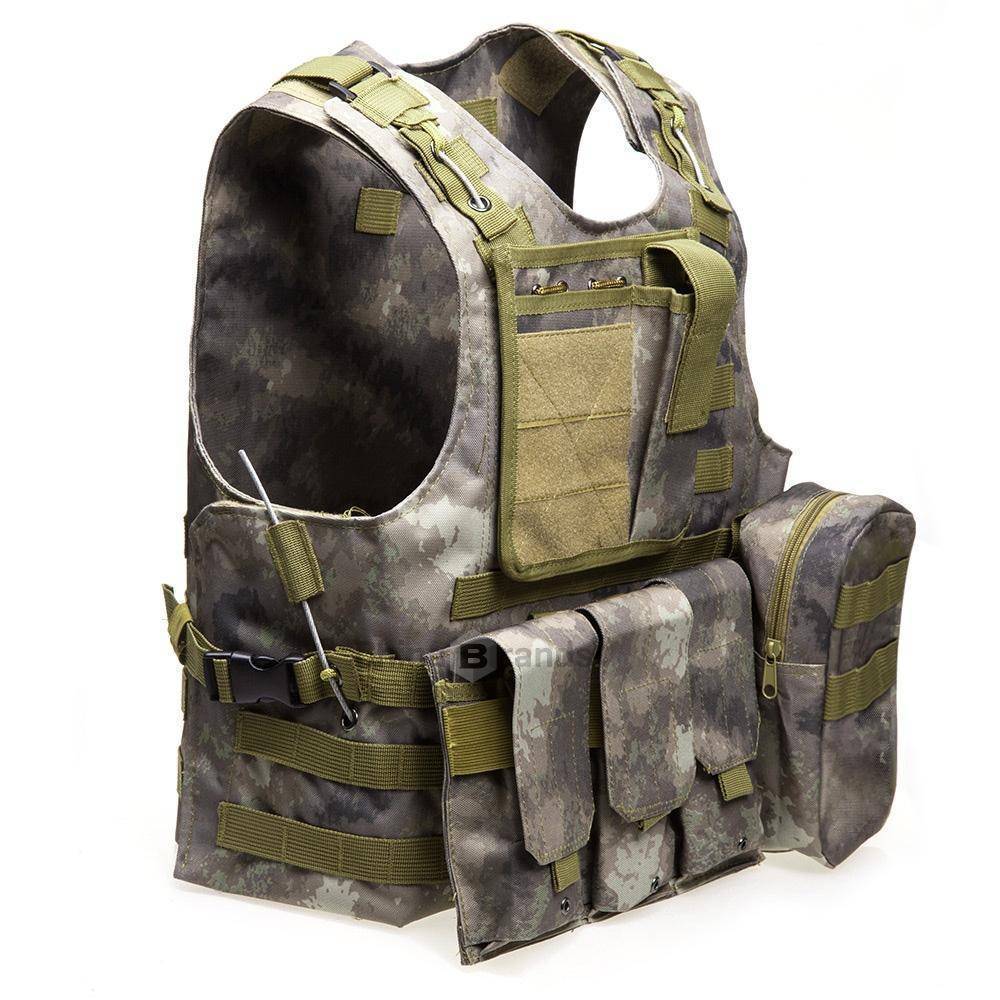 Tactical Vest with Modular Plate Carrier - Durable Design