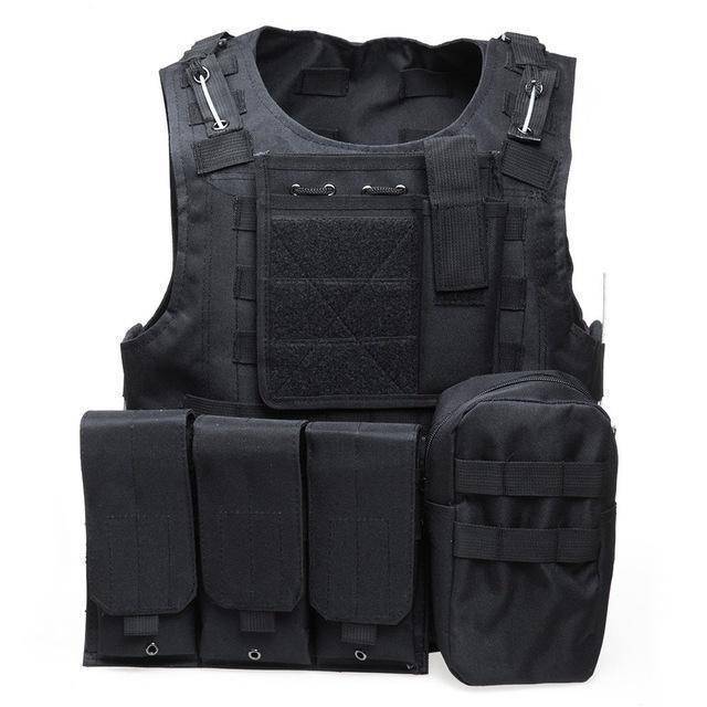 Tactical Vest with Modular Plate Carrier - Durable Design