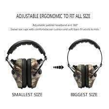 Ballistic Eyewear and Electronic Hearing Protection Earmuffs Kit