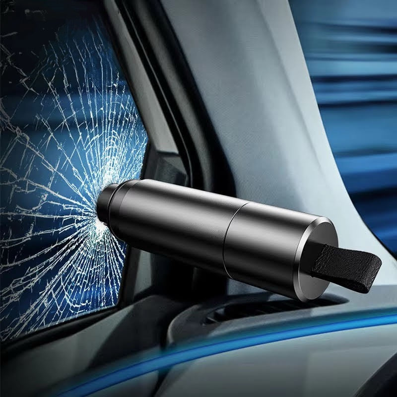 Car Safety Tool: Window Breaker and Seat Belt Cutter