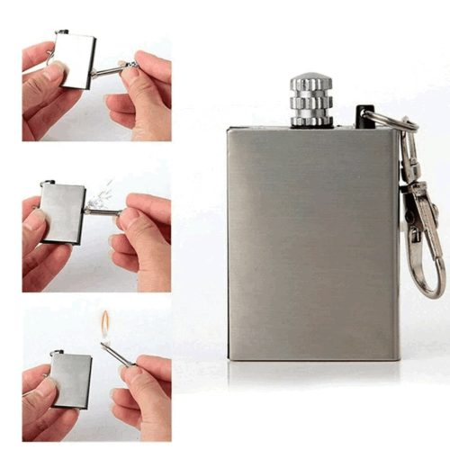 Survival Lighter with Flint for Emergency Situations