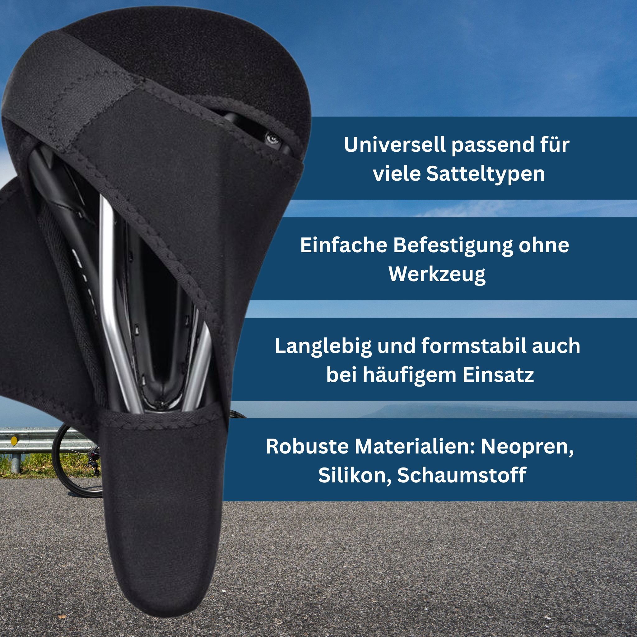 Comfortable Bicycle Seat Cushion for Ergonomic Support