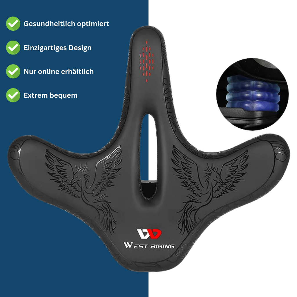 Comfortable Ergonomic Bicycle Seat for Enhanced Riding Experience