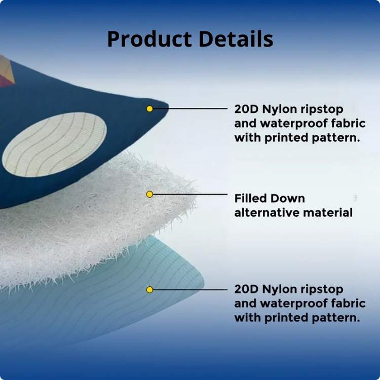 Outdoor Poncho with Fleece Lining