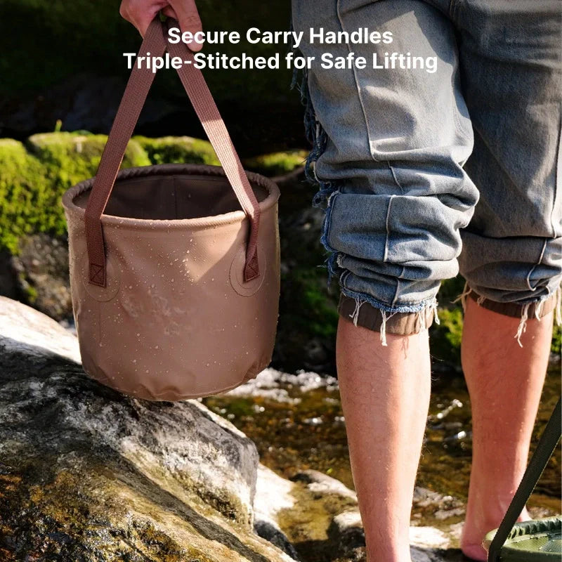 Collapsible Water Bucket for Outdoor Activities
