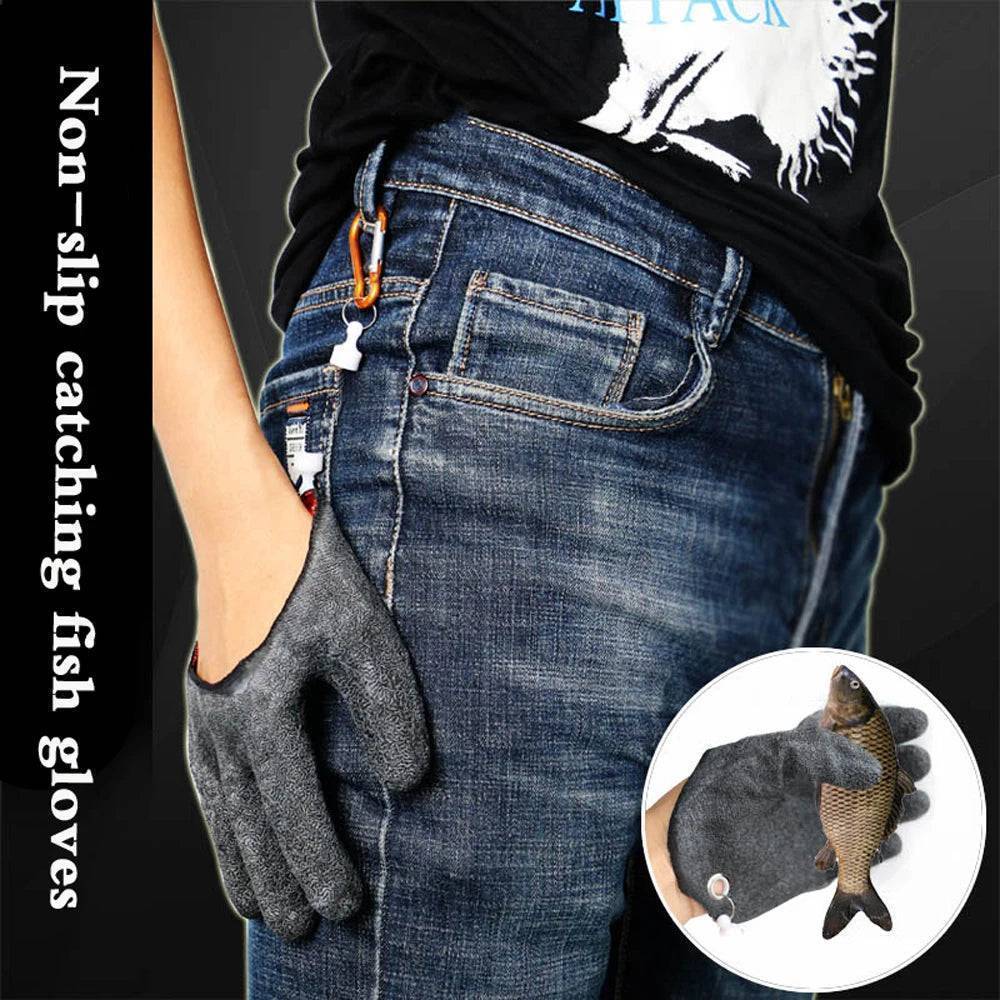 Full Finger Fishing Gloves with Magnet Release for Hand Protection
