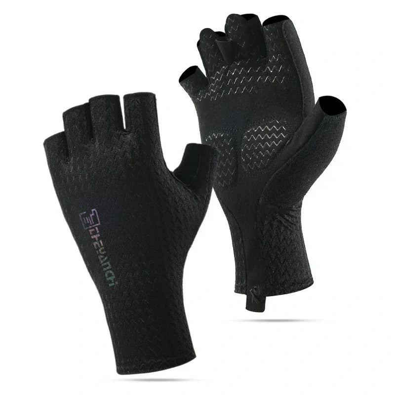 Shock-Absorbing Half-Finger Gloves for Cycling