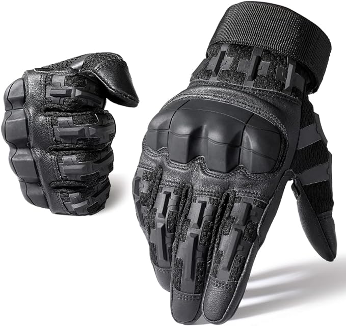 Tactical Gloves with Hard Knuckles for Outdoor Use