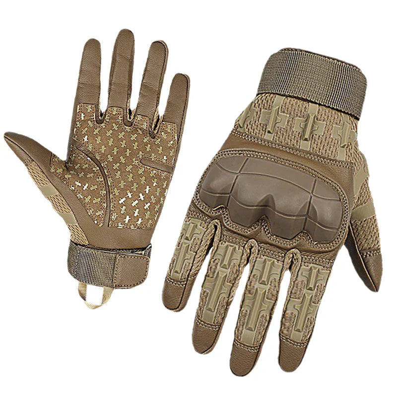 Tactical Gloves with Hard Knuckles for Outdoor Use