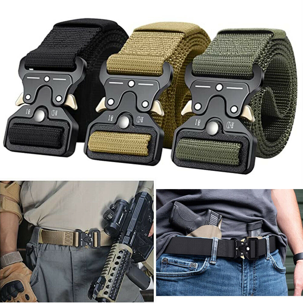 Tactical Belt with Quick Release – Heavy Duty Design