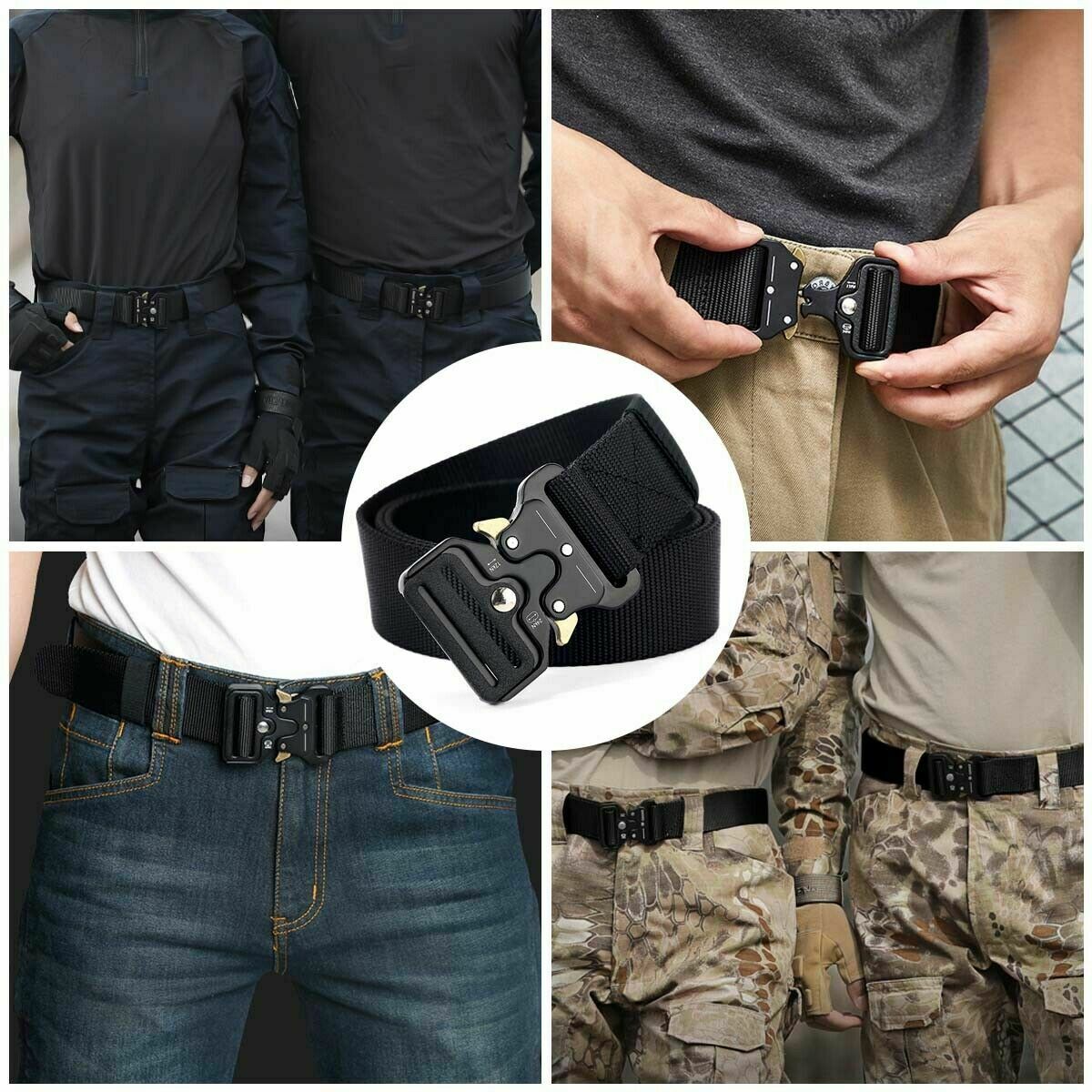 Tactical Belt with Quick Release – Heavy Duty Design
