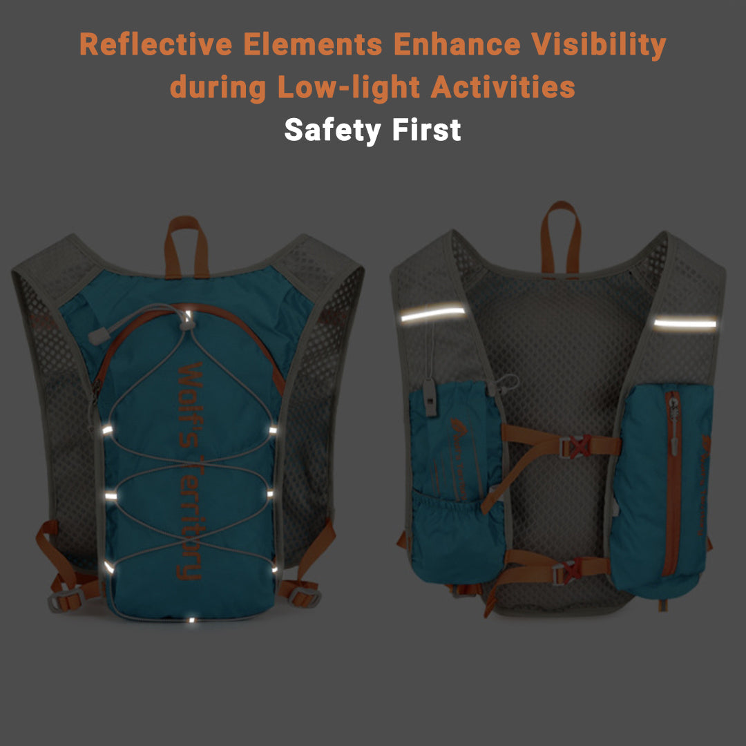Lightweight Cycling and Hiking Backpack with Breathable Fabric