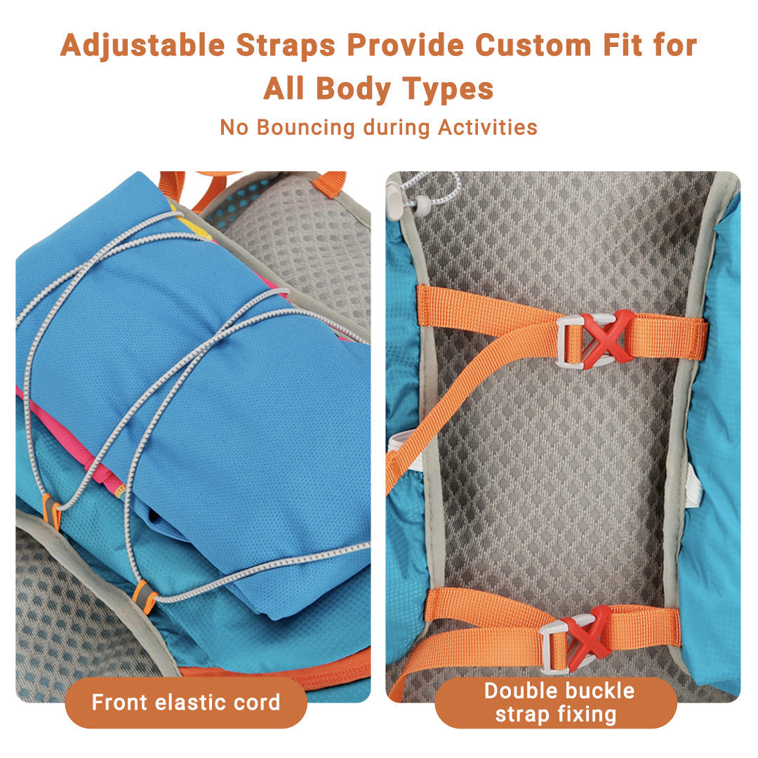 Lightweight Cycling and Hiking Backpack with Breathable Fabric