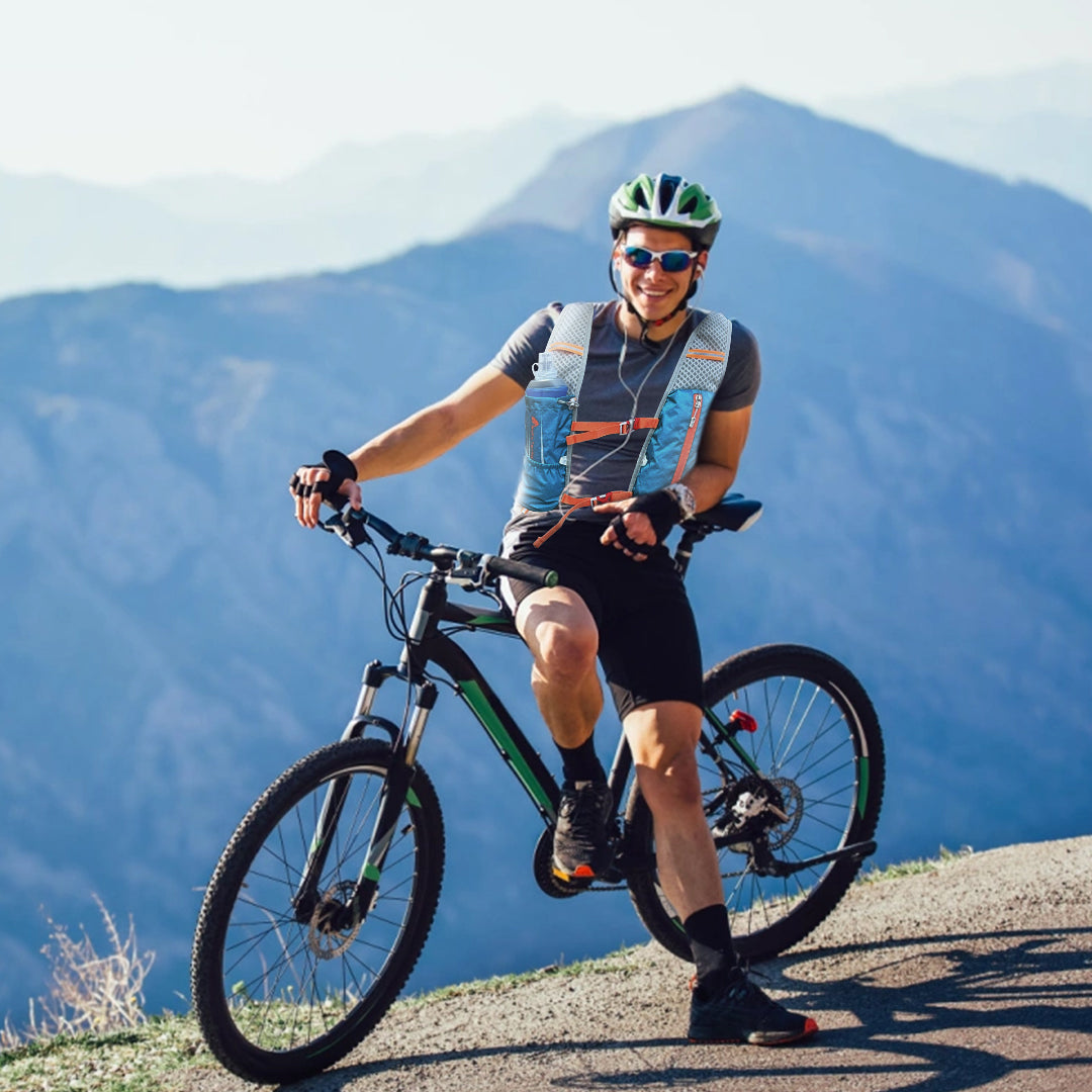 Lightweight Cycling and Hiking Backpack with Breathable Fabric