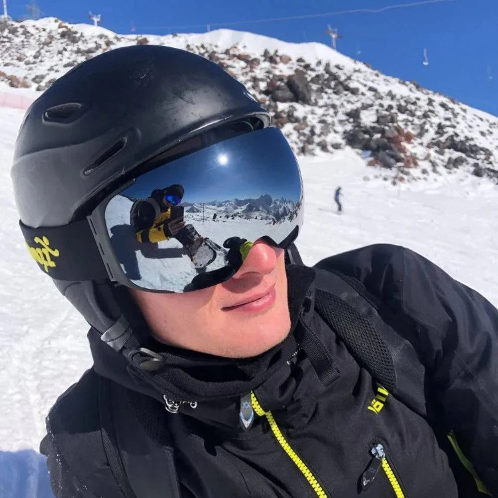 UV400 Protective Ski Goggles with Magnetic Quick-Change System