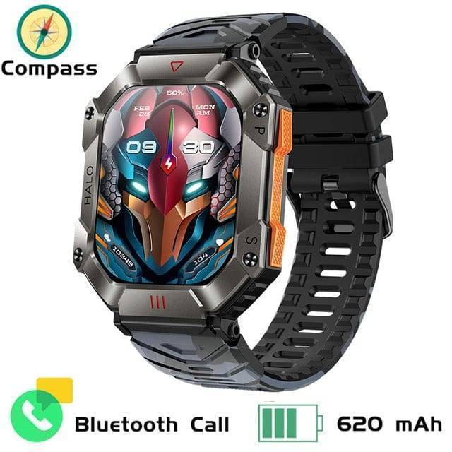 Durable Smartwatch with Extended Battery and Activity Monitoring
