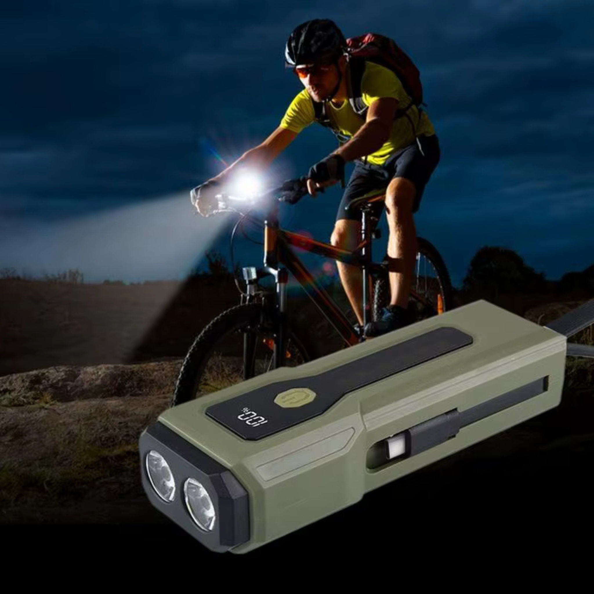 LED Desk Light with Power Bank Functionality