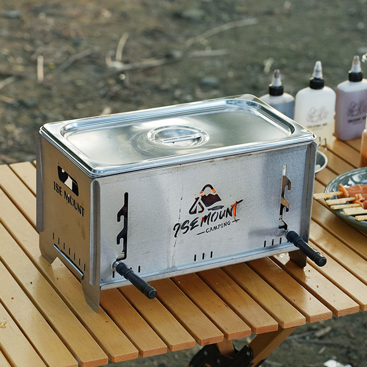 Versatile Charcoal Grill and Camping Stove for Outdoor Cooking