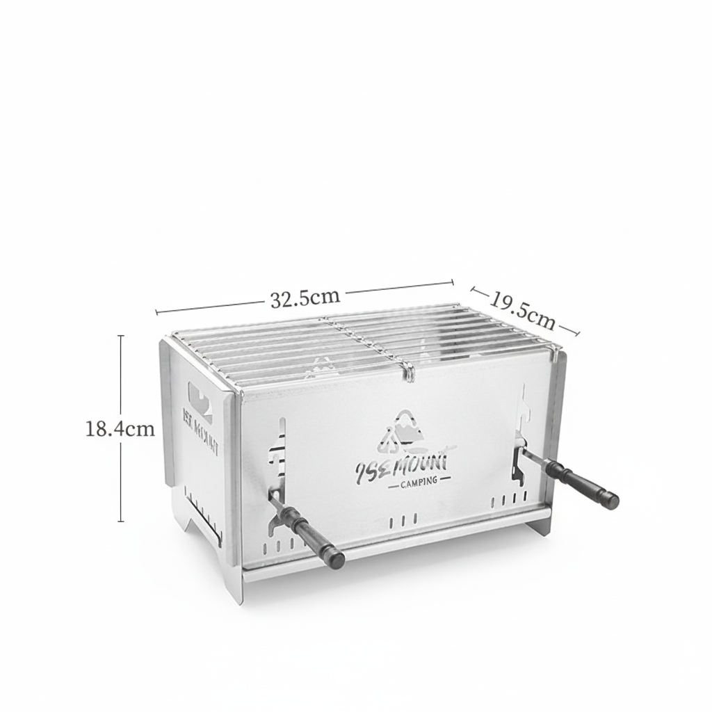 Versatile Charcoal Grill and Camping Stove for Outdoor Cooking