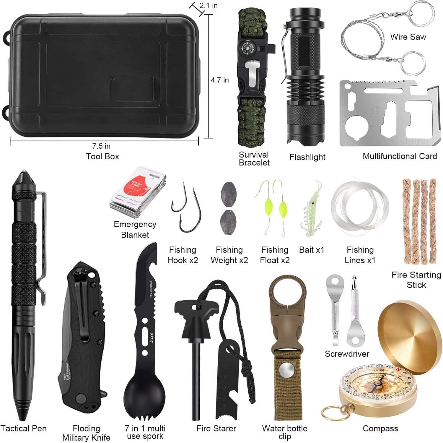 Survival Gear Kit for Outdoor Emergencies