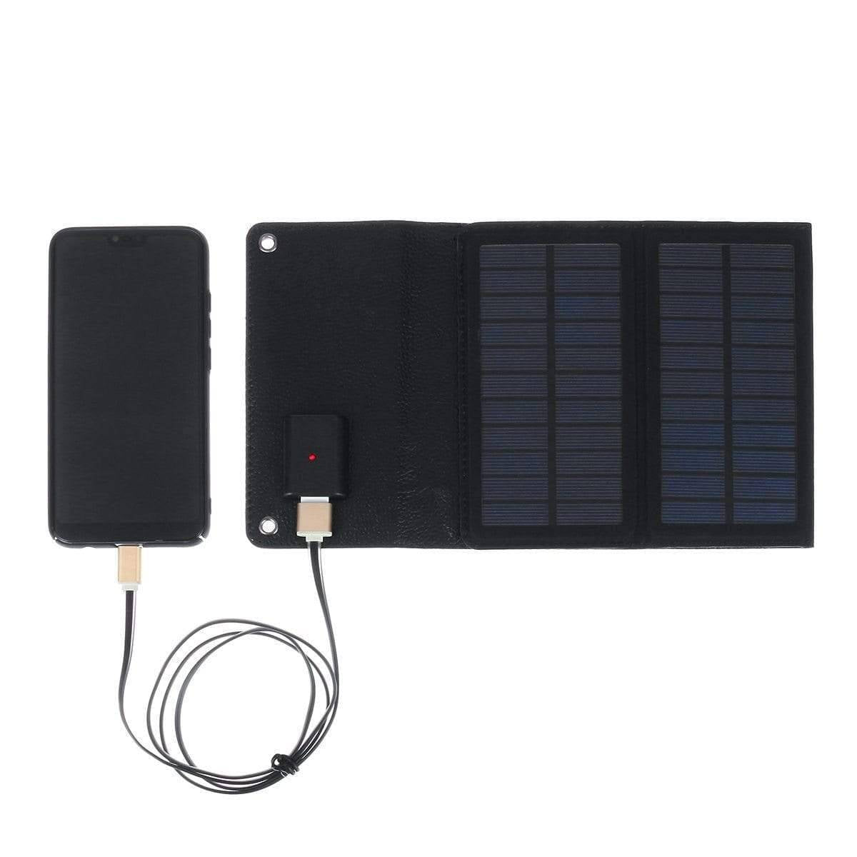 Portable Solar Charger with Folding Design for Outdoor Use