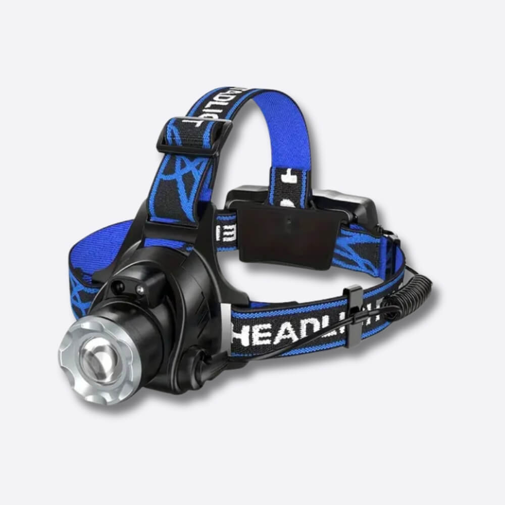 Rechargeable Headlamp for Outdoor Use with LED Lighting