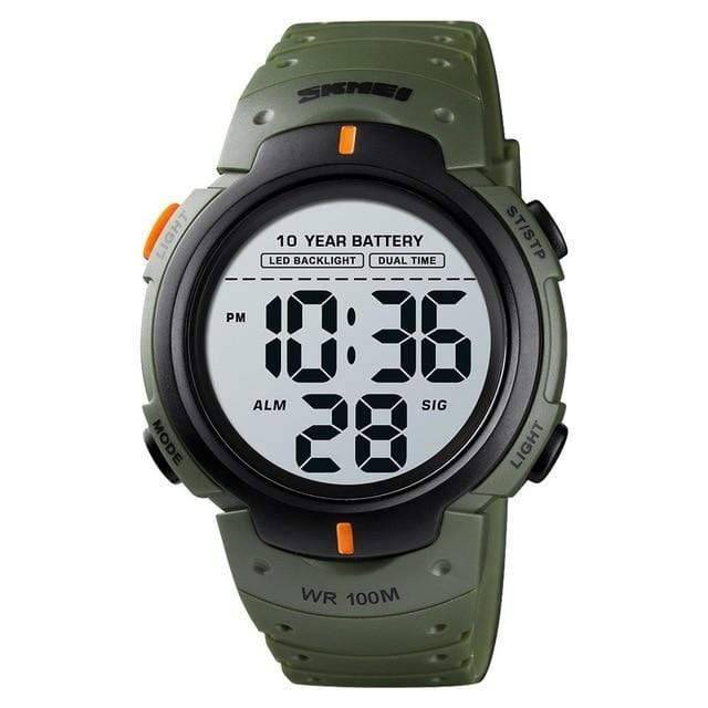 Waterproof Digital Watch for Outdoor Sports - Sturdy and Reliable