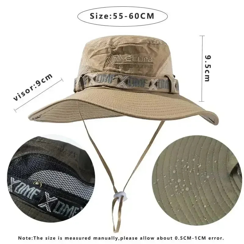 Sun Protection Hat for Fishing and Hiking Outdoors