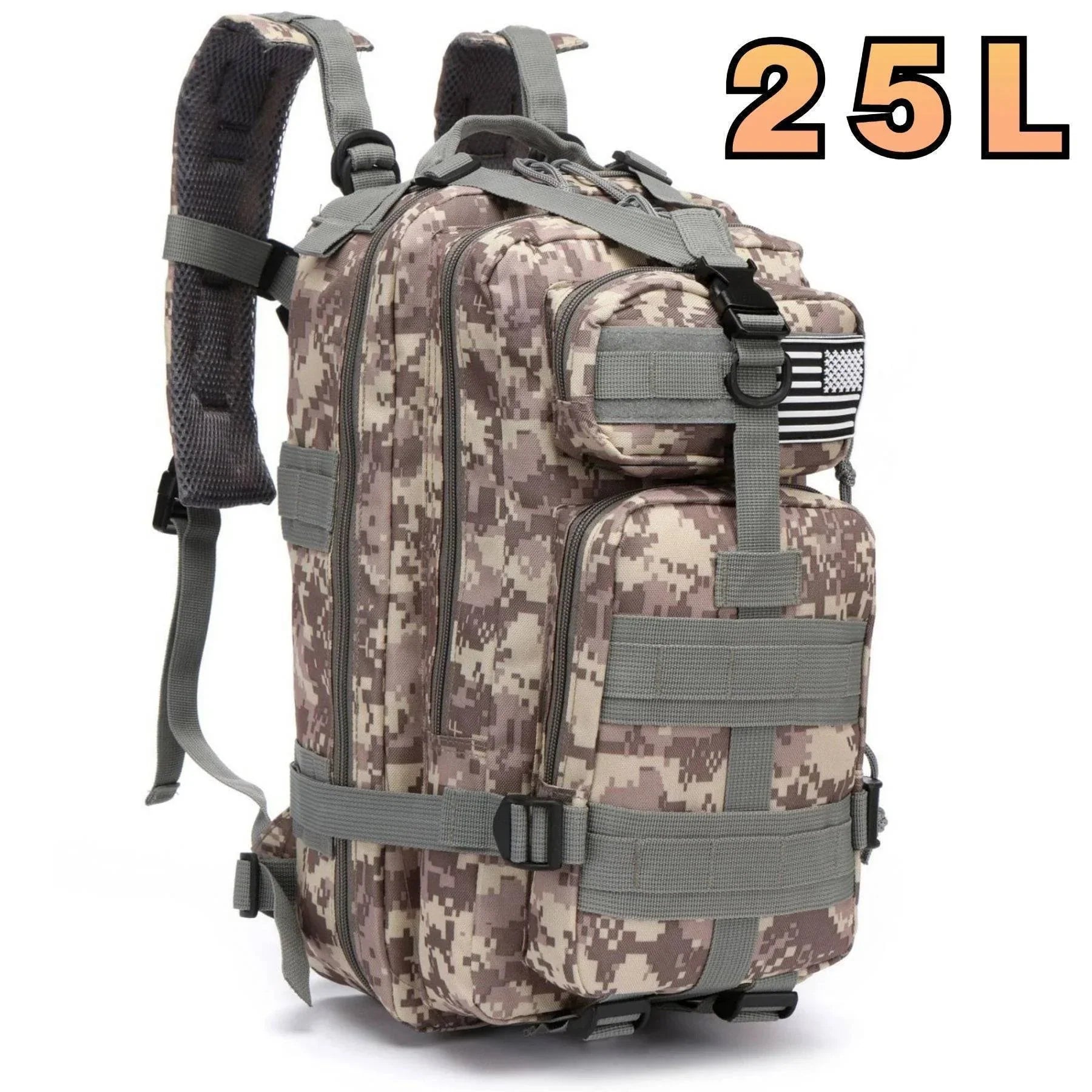 Trekking Backpack for Camping and Hiking - Outdoor Tactical Gear